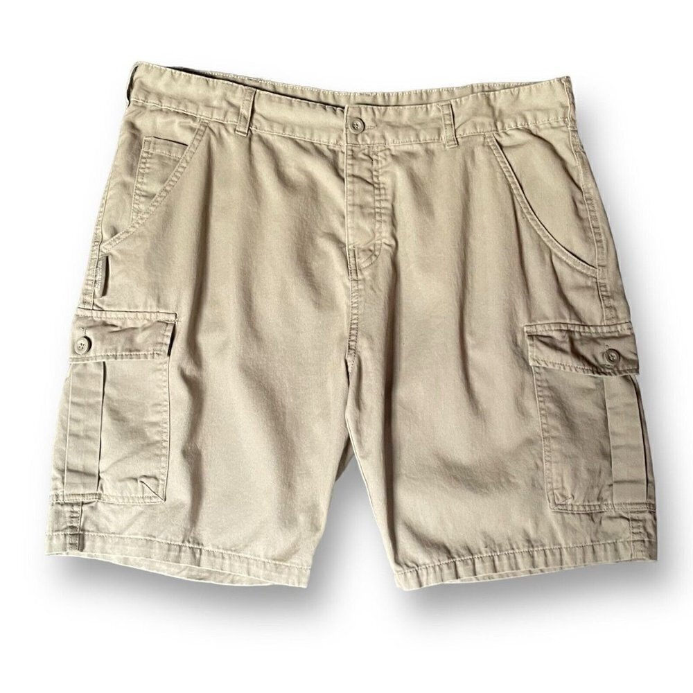 Mountain Warehouse Mens Lakeside Cargo Shorts Sz 40 Taupe UV Protection Pockets
